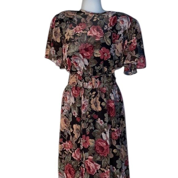 PHOEBE Maxi Dress with Bell Sleeves - Picture 1 of 15